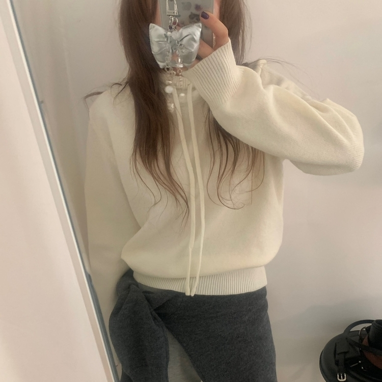 プチハイネックニット