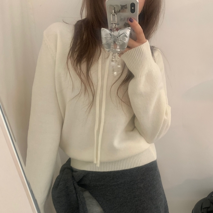 プチハイネックニット