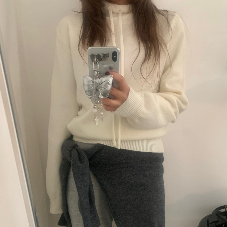 プチハイネックニット