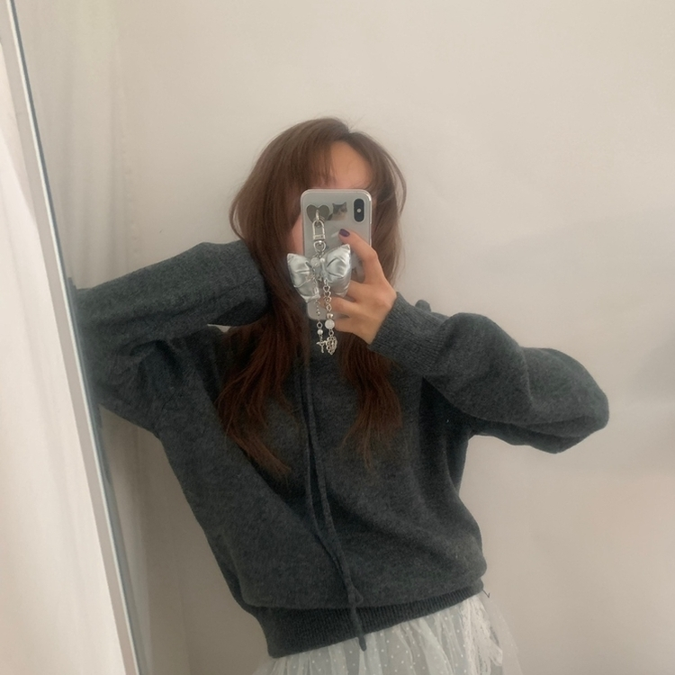プチハイネックニット
