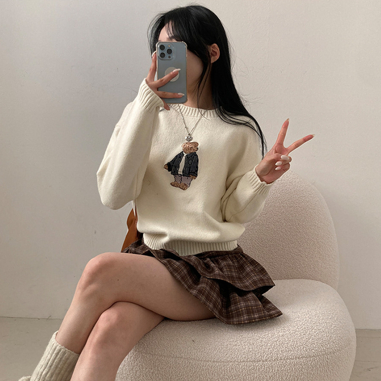 ティアードチェックミニスカート