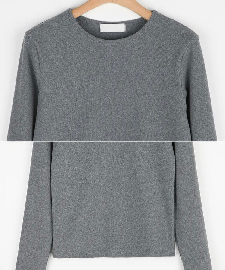 【起毛】シエナ長袖Ｔシャツ(6color)
