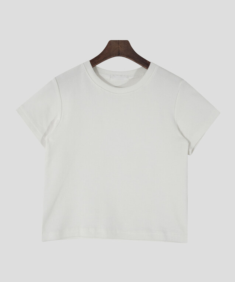 【起毛】ワインドクロップ半袖Tシャツ(5color)
