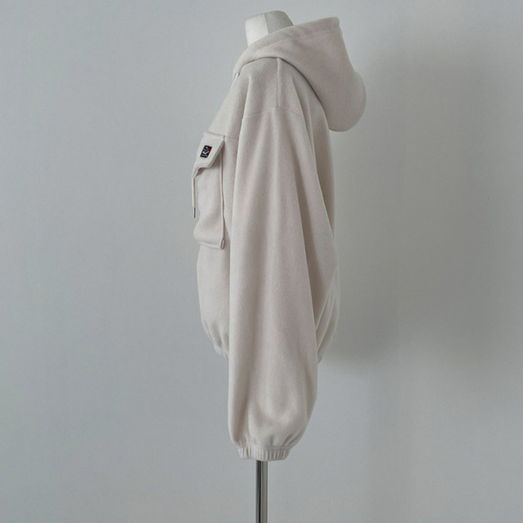 포터 마운틴 오버핏 포켓 후리스 후드 맨투맨