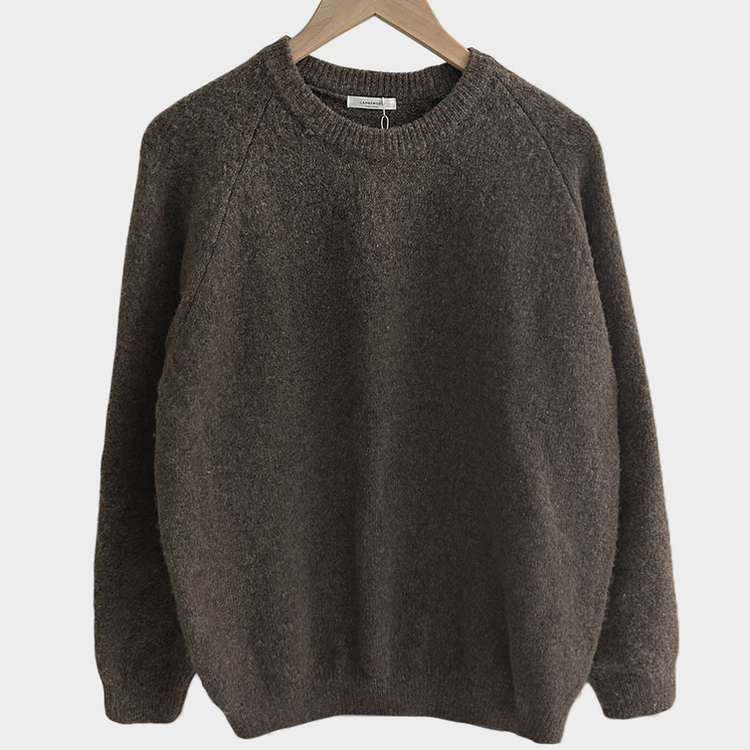 말랑콩떡 모찌 오버핏 라운드 파스텔 데일리 니트