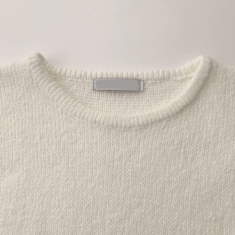 자신있는 추천 칙촉 겨울 라운드 아방핏 도톰 세미 크롭 긴팔 오버핏 데일리 니트 9color