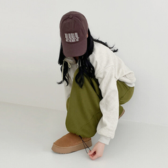 トレーニングパンツ サイドスリットピンタックストリングワイドパンツ(5color) OLIVE