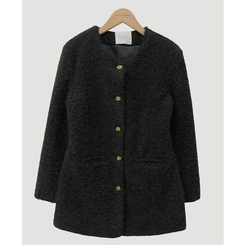 ファーワンピースジャケット