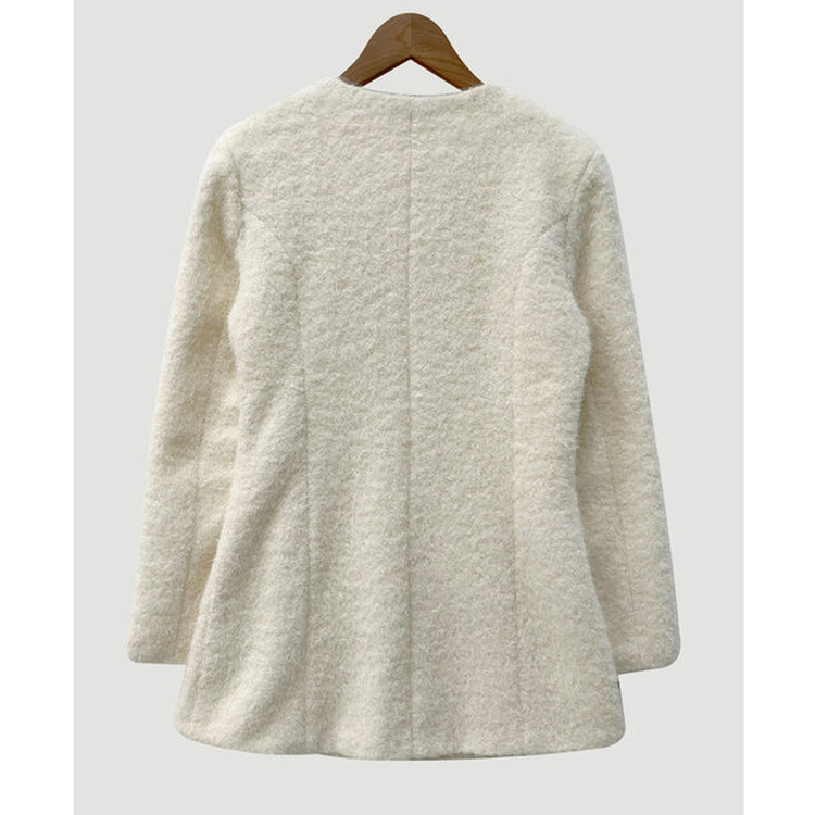 ファーワンピースジャケット