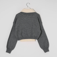 [SET] 오프숄더 니트+나시