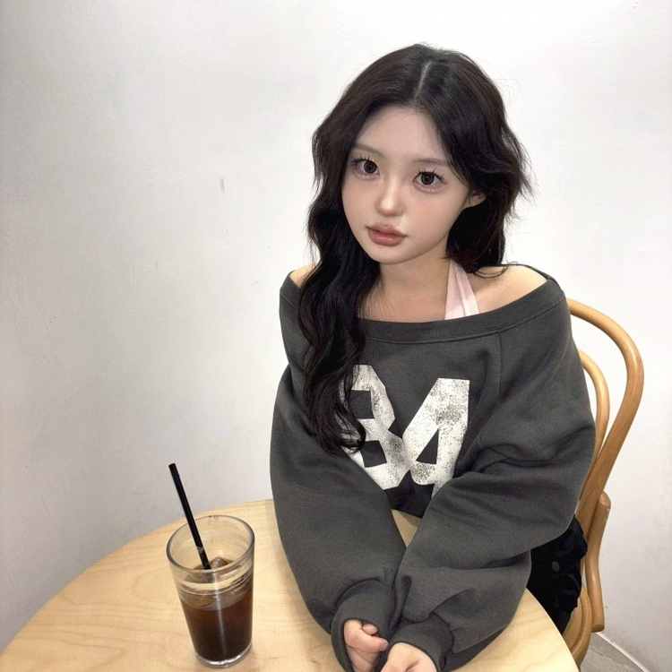 起毛】オフショルダースウェット｜スウェット｜韓国ファッション通販 SONA