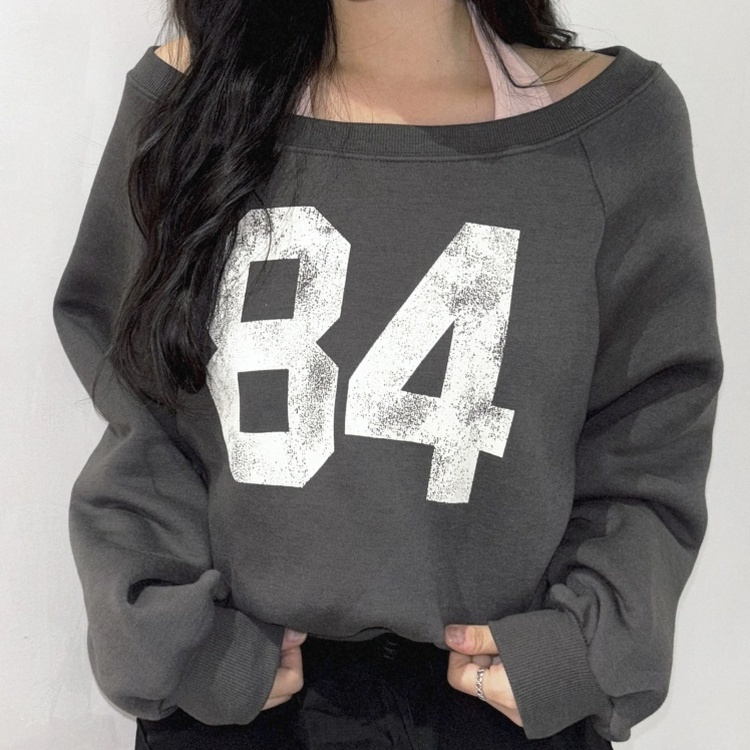 起毛】オフショルダースウェット｜スウェット｜韓国ファッション通販 SONA