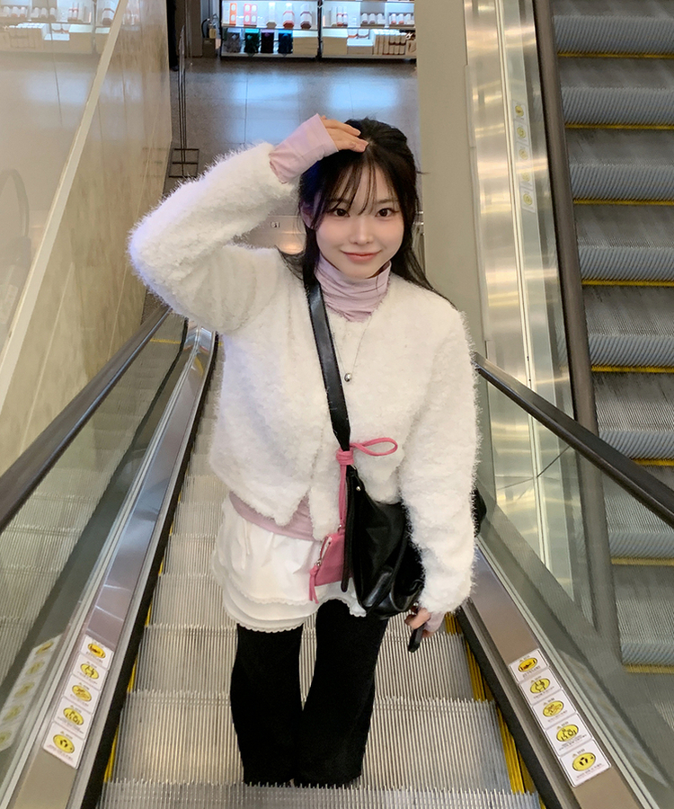 モングルヘアリッパーカーディガン