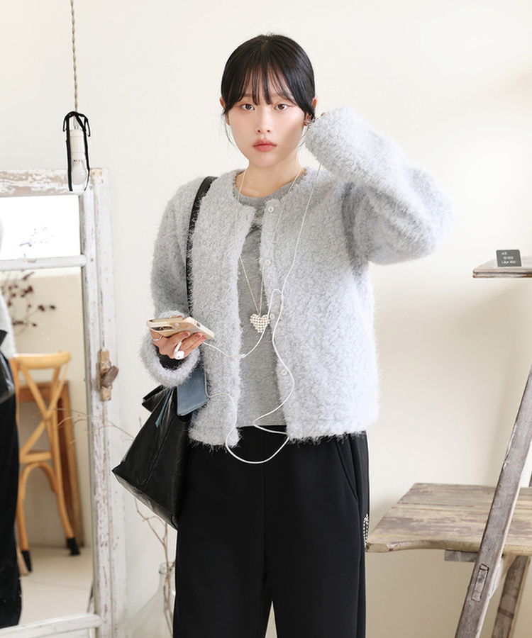 モングルヘアリッパーカーディガン