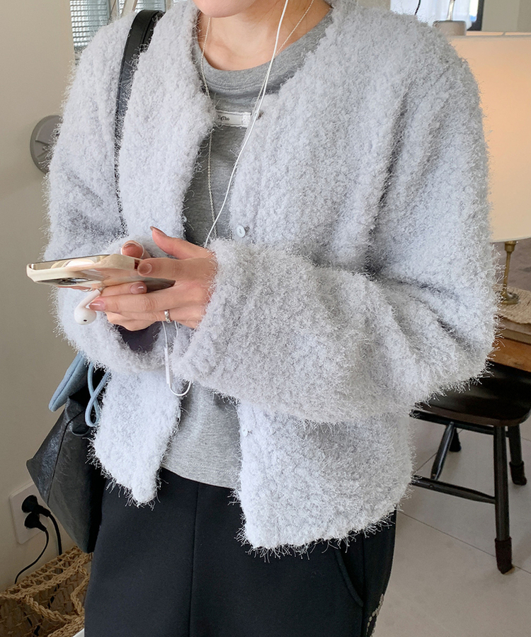 モングルヘアリッパーカーディガン