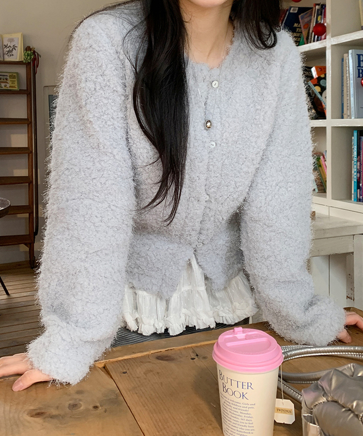 モングルヘアリッパーカーディガン