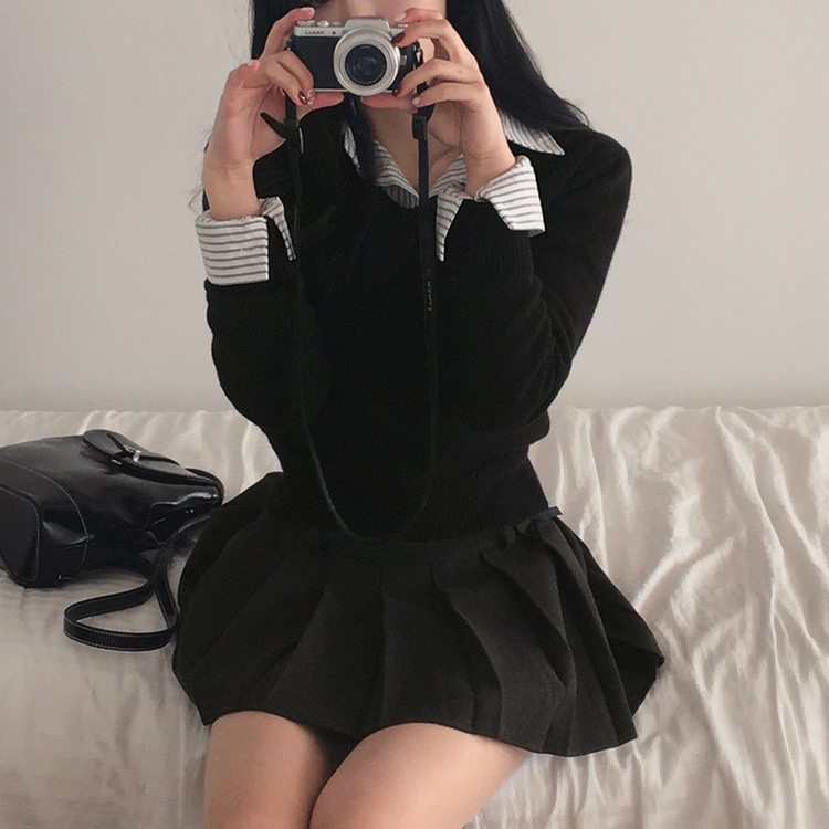 ヘイリボンプリーツスカート