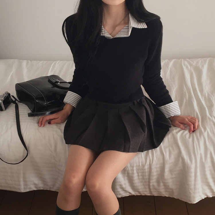 ヘイリボンプリーツスカート