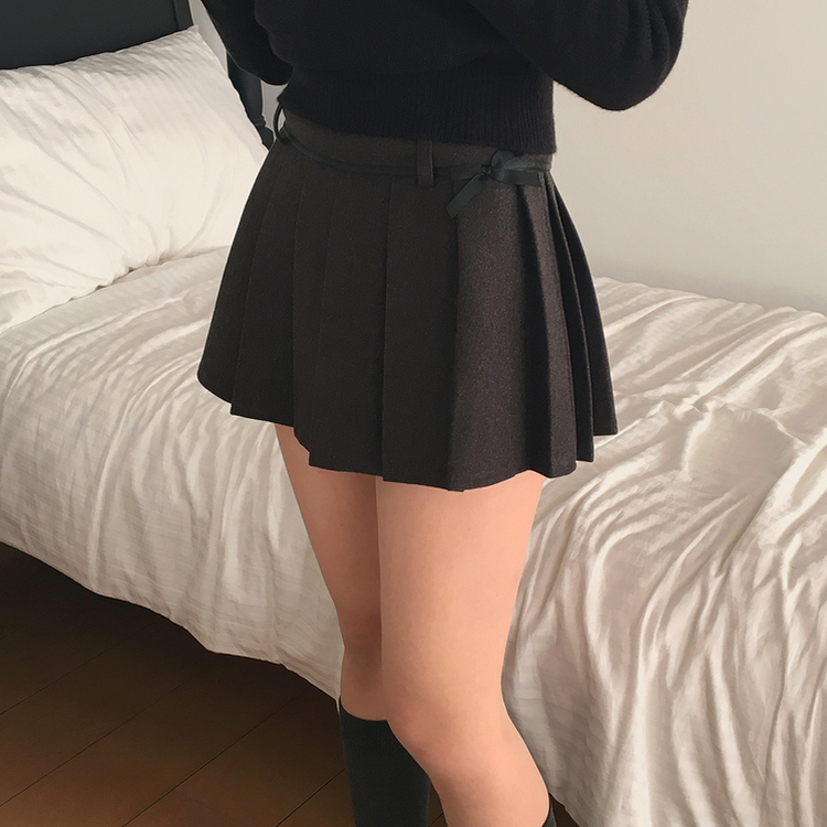 ヘイリボンプリーツスカート