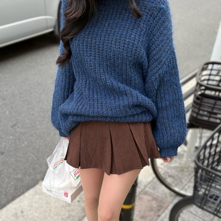 [뮤즈] 키세 치마바지 (3color) 브라운