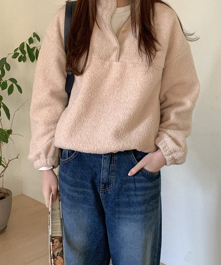 【起毛】ベネズダンブルボタントレーナー