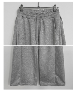 옆핀턱와이드핏사이드스냅트레이닝롱팬츠