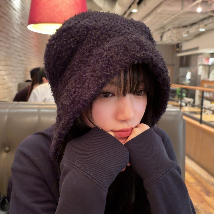 くまニット帽子