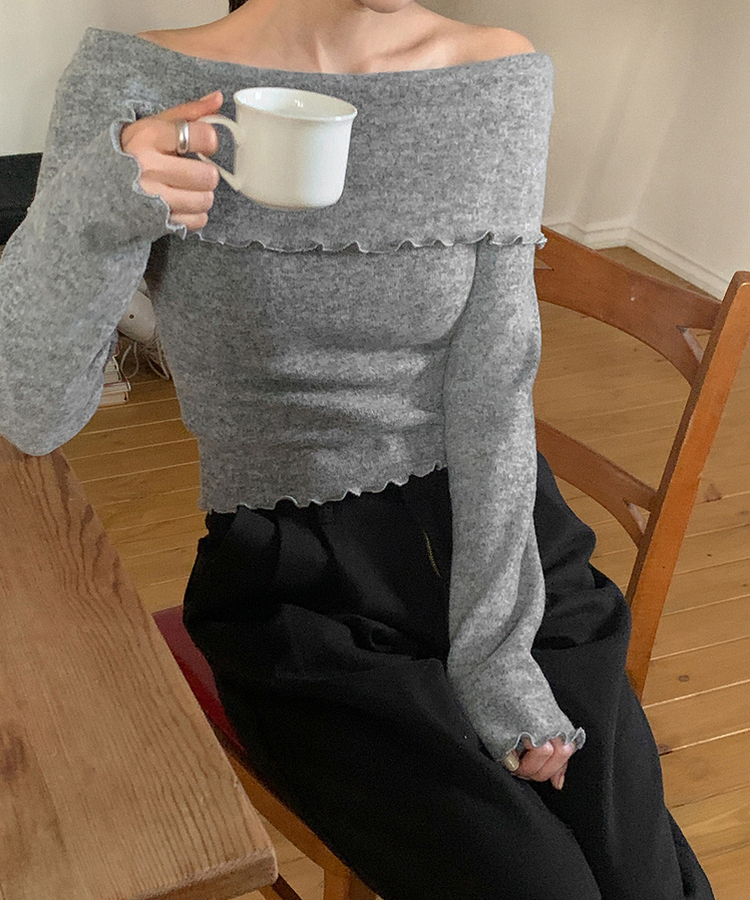コットンピンタックワイドチノパンツ
