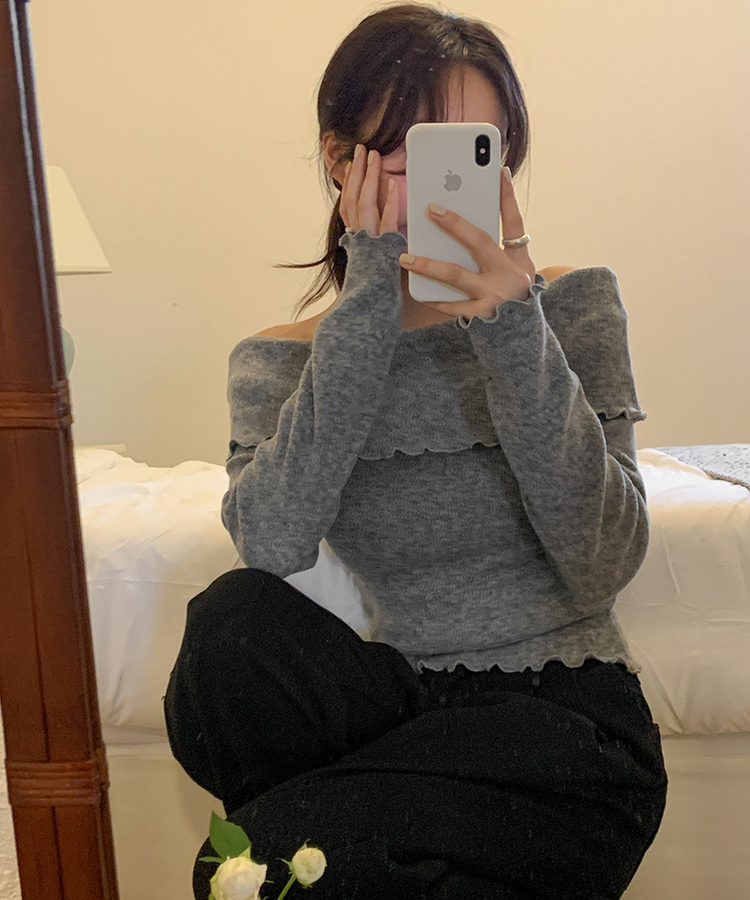 コットンピンタックワイドチノパンツ