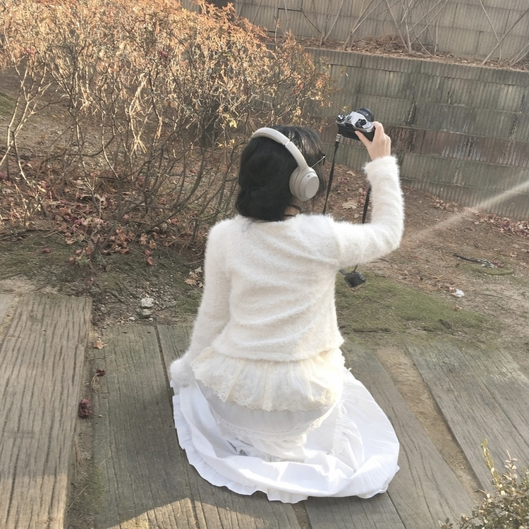 ピュアフレアリボンロングスカート｜ミディ/ロングスカート｜韓国