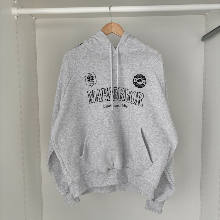 【起毛】オールドスクールブロックフード(5color)