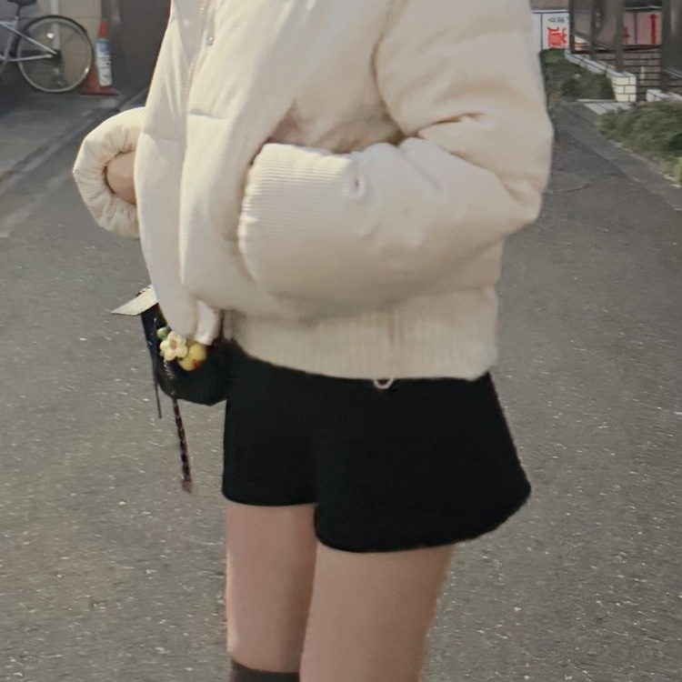 ハイウエストショートパンツ BLACK