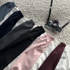 Vネックオーバーフィット長袖トレーナー(6color)