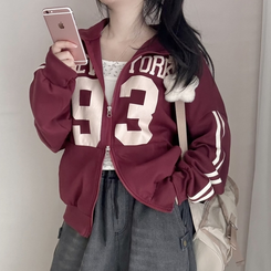 トラックラインオーバーフィットジップアップ(6color) RED