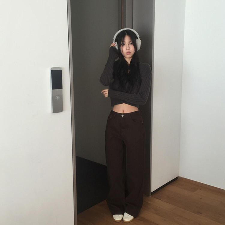 【起毛】ビリーワイドパンツ
