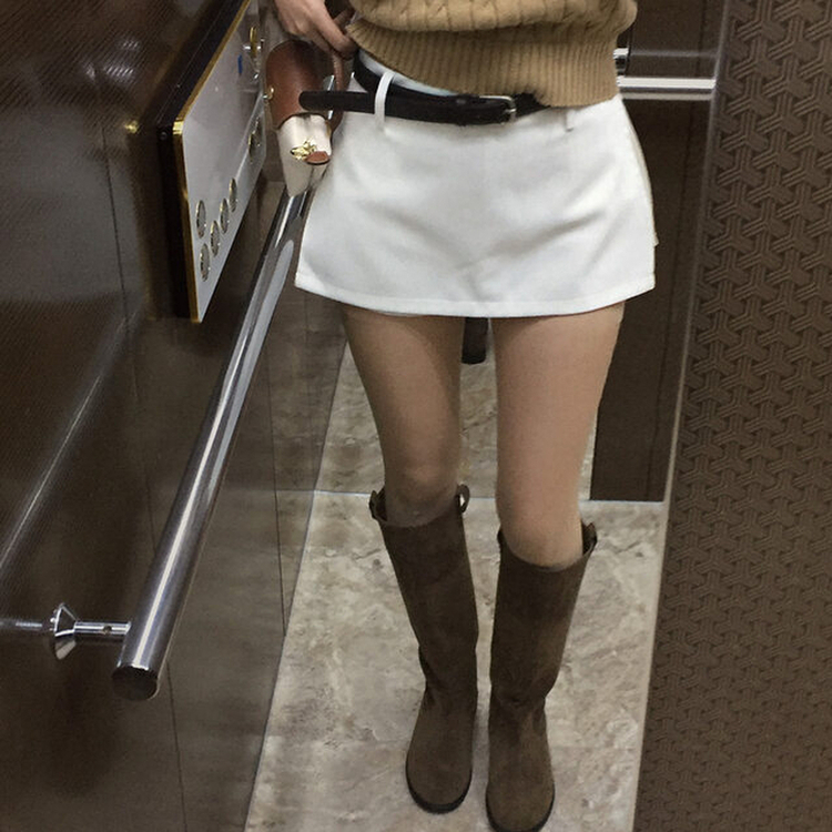ペンダントスエードロングブーツ