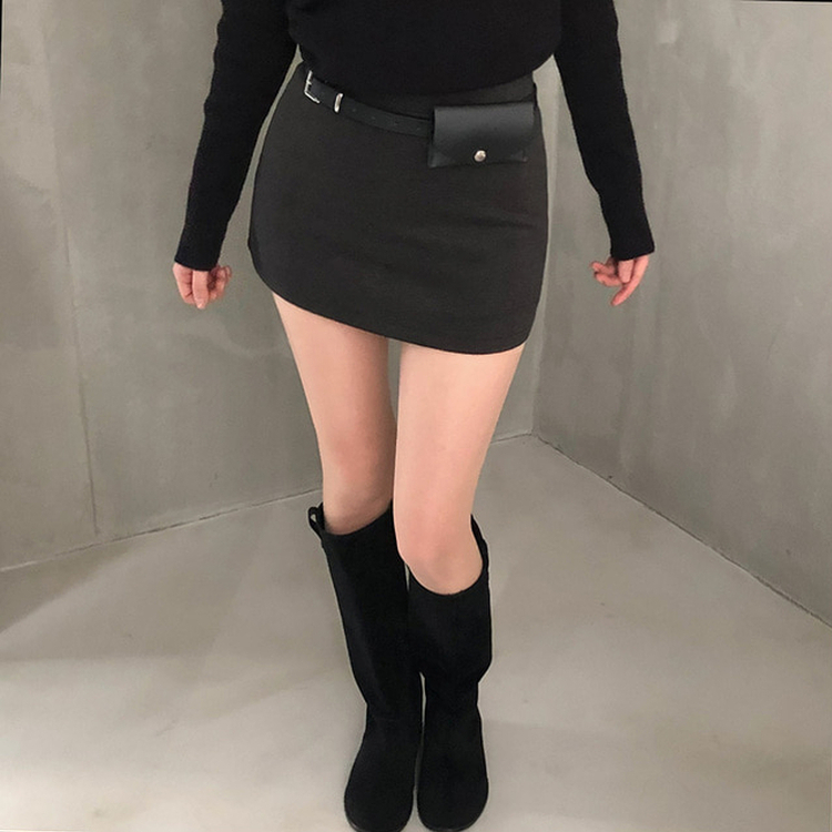 ペンダントスエードロングブーツ
