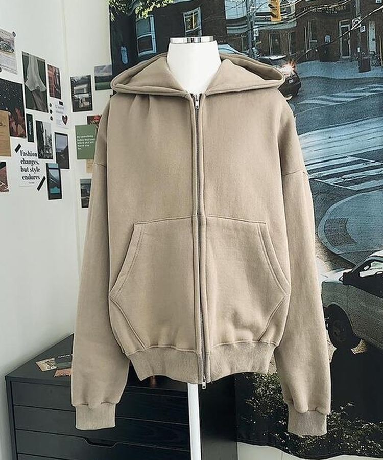 【起毛】チャップリンフードジップアップ