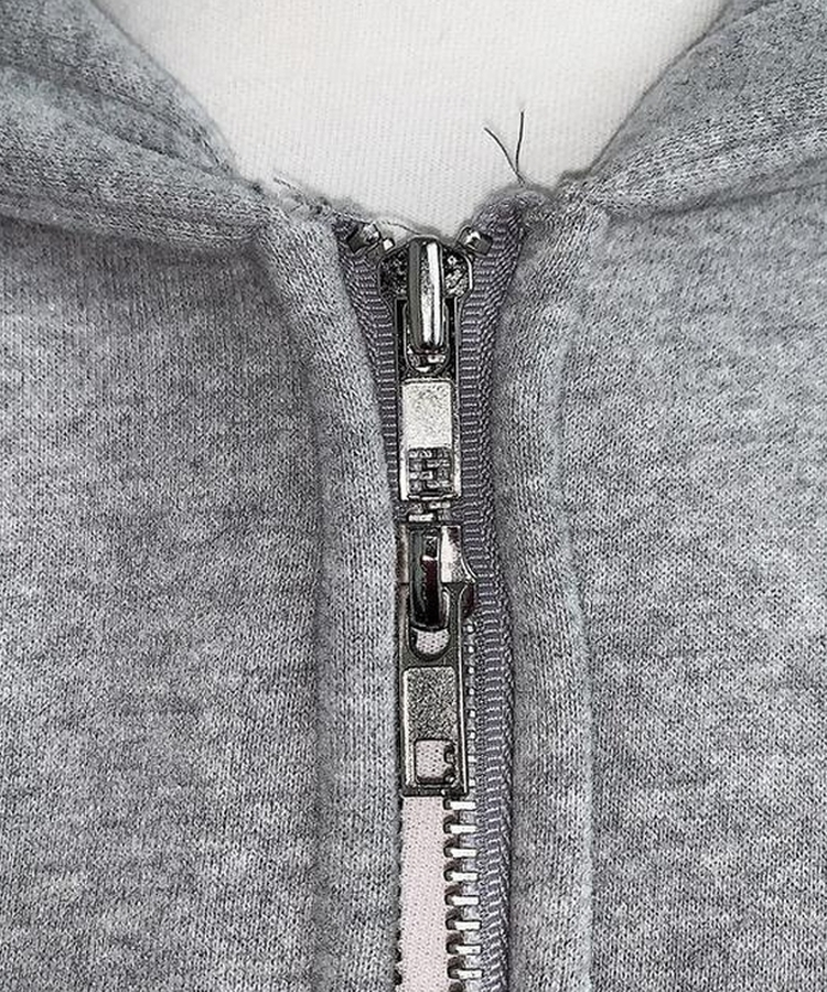 【起毛】チャップリンフードジップアップ