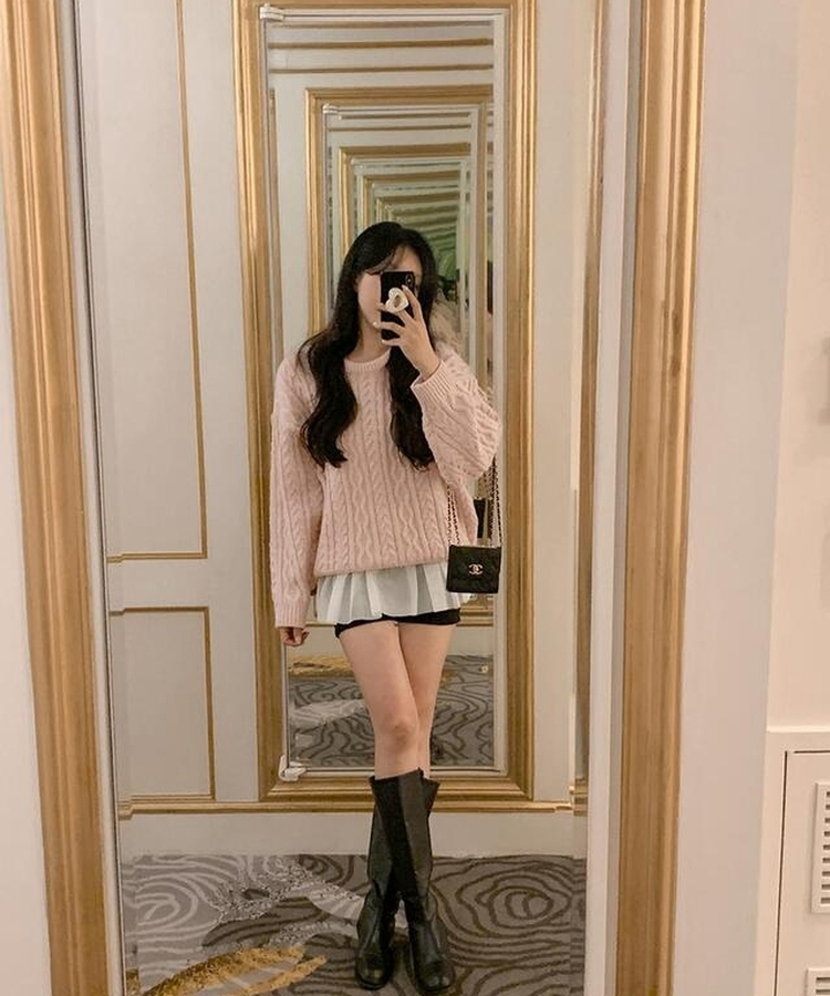 レースレイヤードミニワンピース IVORY