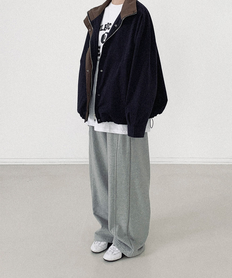 ビンテージハイネックストリングジャケット NAVY