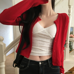 レイヤードレースキャミソール(14color)