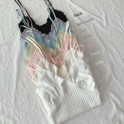 レイヤードレースキャミソール(14color)