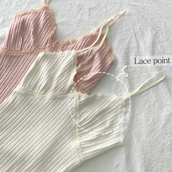レイヤードレースキャミソール(14color)