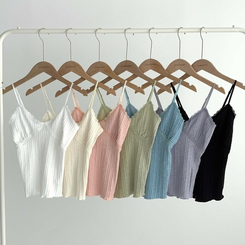 レイヤードレースキャミソール(14color)