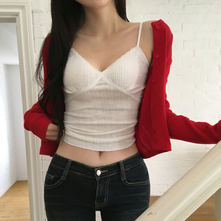 レイヤードレースキャミソール(14color)