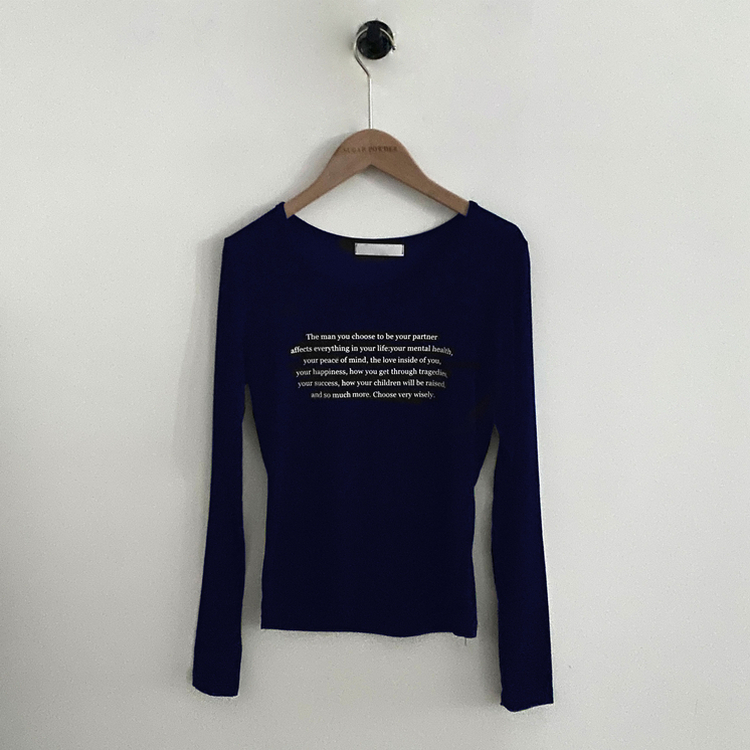 ビンテージスリムクロップ長袖Tシャツ(5color)