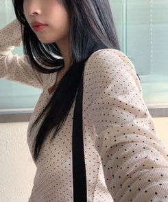 長袖Tシャツ プルートドット長袖Tシャツ IVORY