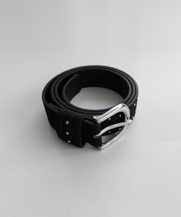 スエードスタッドベルト