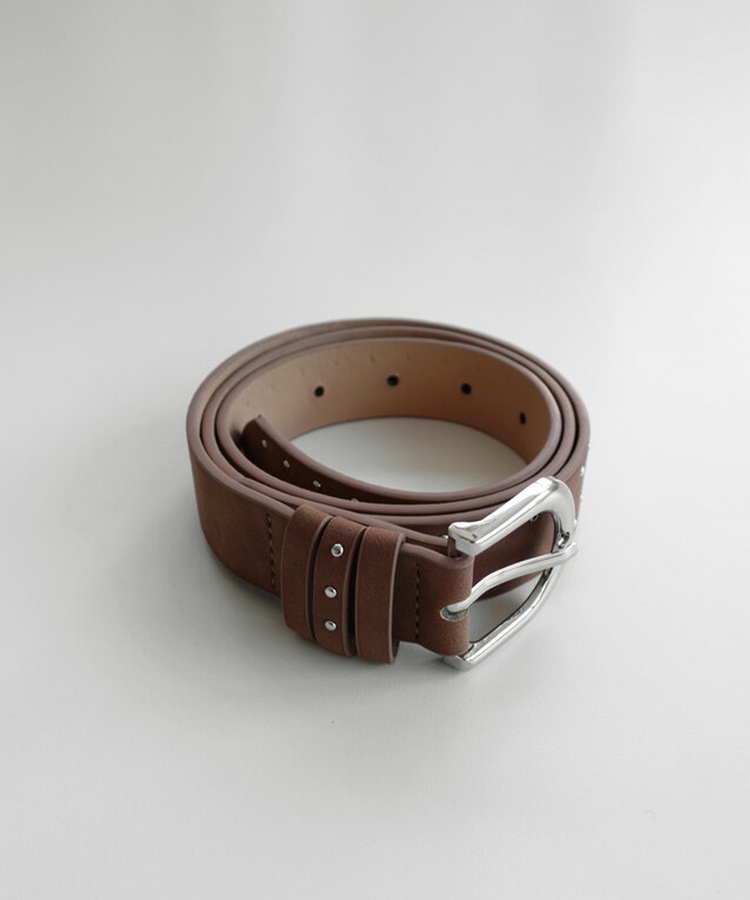 スエードスタッドベルト